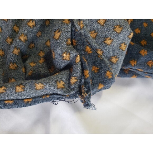 Freenote Cloth Double Pocket Arrow Flannel Blue Button Up Shirt Mens Medium - Picture 15 of 15